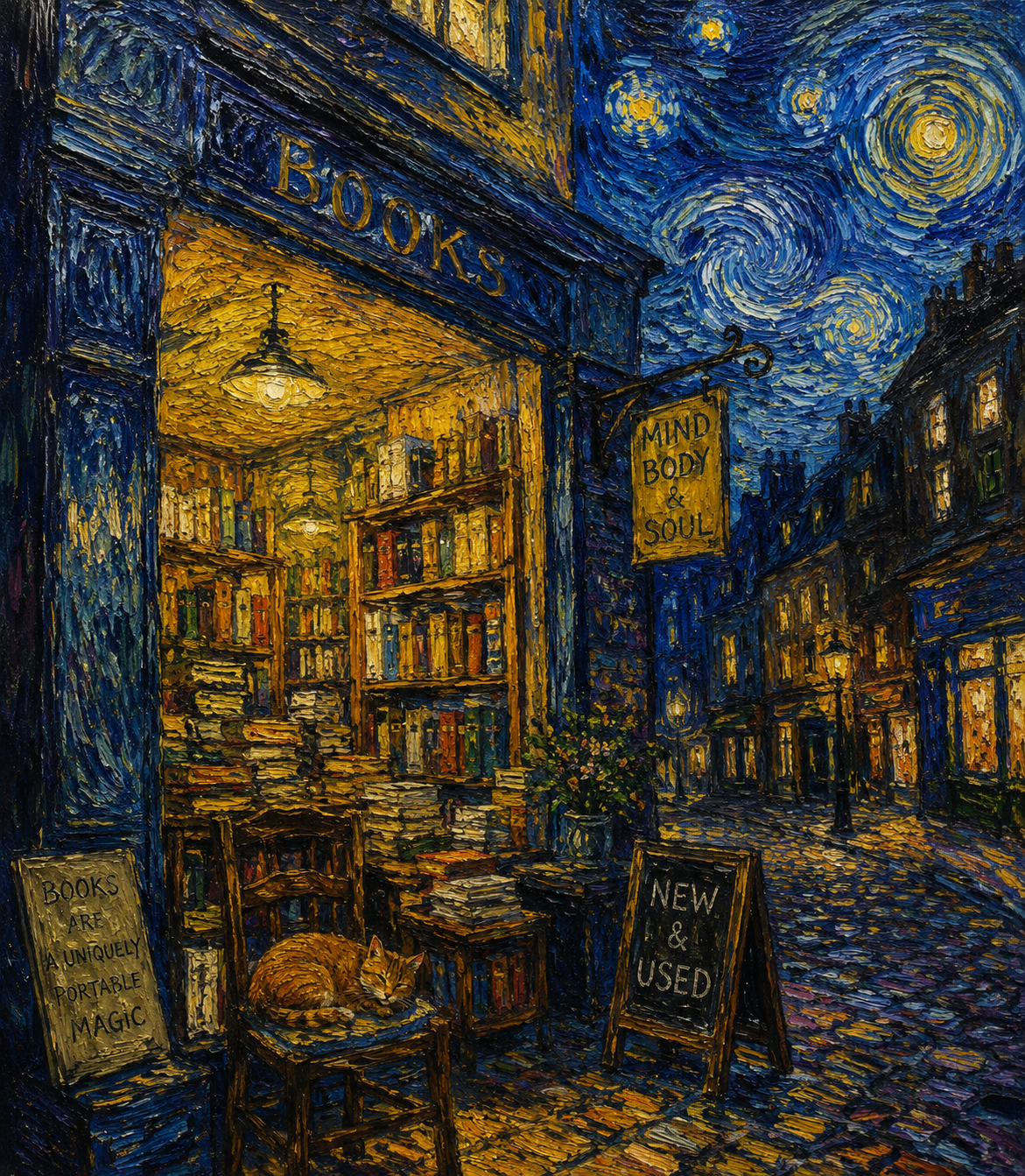 Van Gogh — independent bookstore / city café