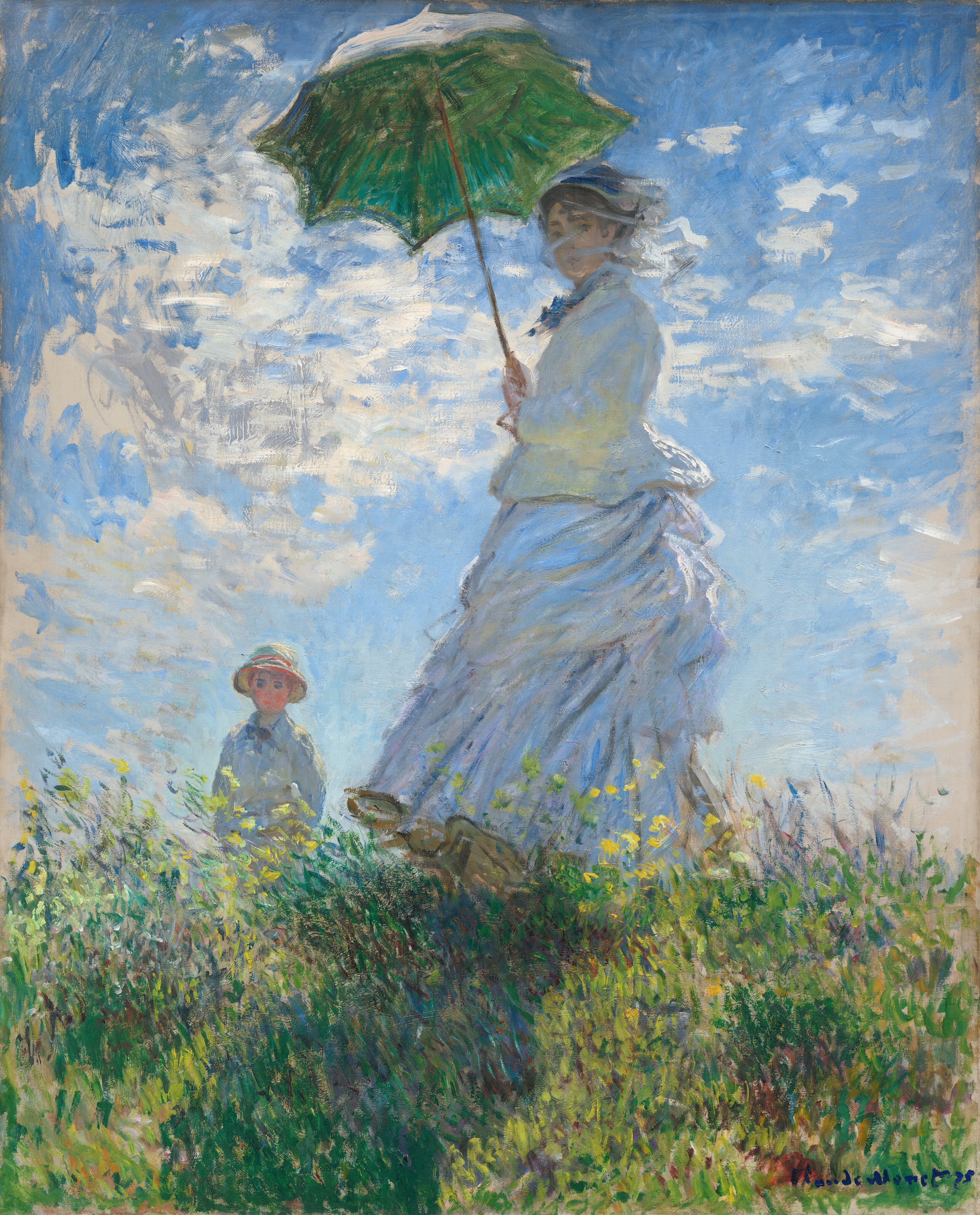 Plate 1 — Woman with a Parasol, 1875